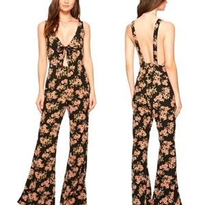 Amuse Society Floral Jumpsuit